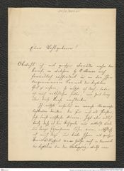 Nachlass Franz Steindachner, Brief von Julius Pungur an Franz Steindachner (17.04.1874), Inv.Nr. 409.01, Seite 1